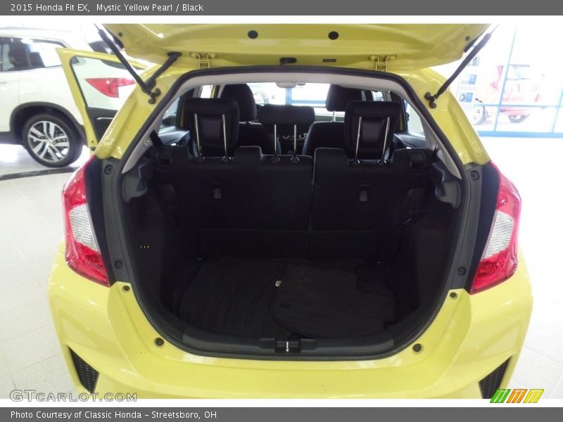 Mystic Yellow Pearl / Black 2015 Honda Fit EX