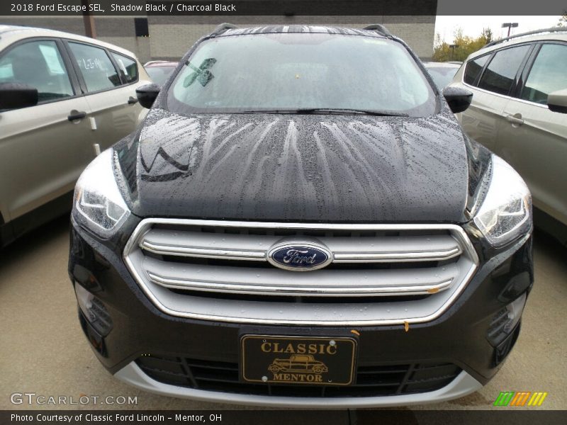 Shadow Black / Charcoal Black 2018 Ford Escape SEL