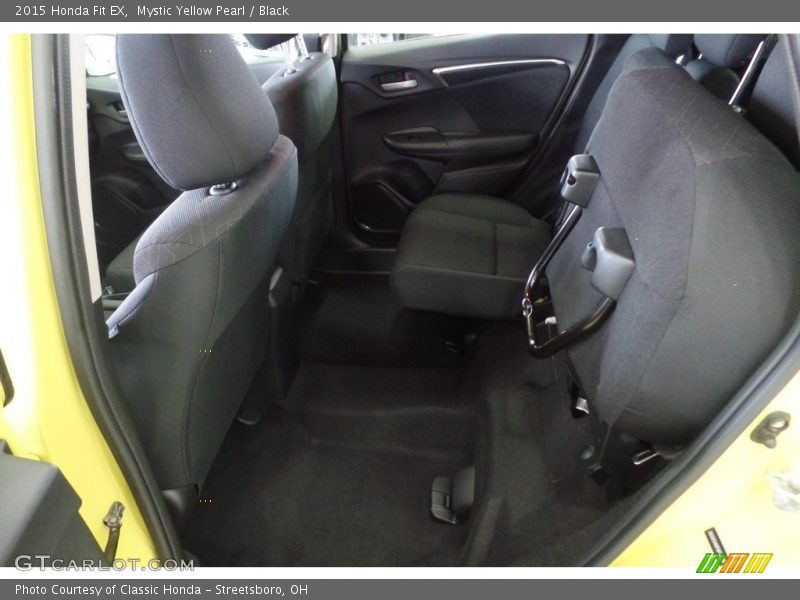 Mystic Yellow Pearl / Black 2015 Honda Fit EX