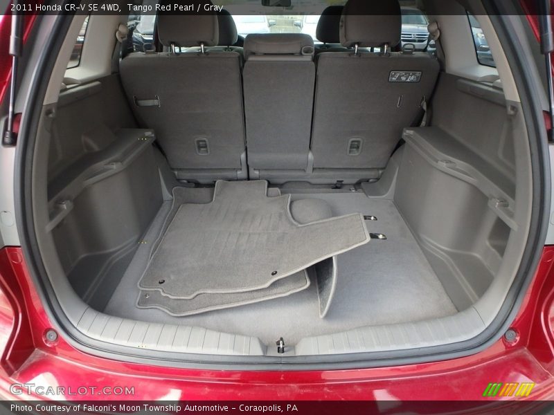 Tango Red Pearl / Gray 2011 Honda CR-V SE 4WD