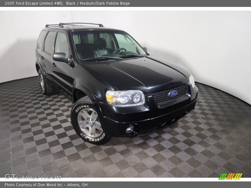 Black / Medium/Dark Pebble Beige 2005 Ford Escape Limited 4WD