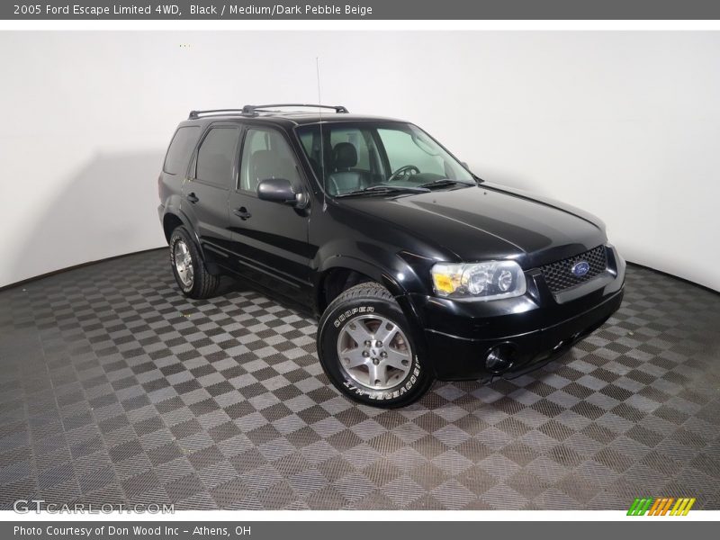 Black / Medium/Dark Pebble Beige 2005 Ford Escape Limited 4WD