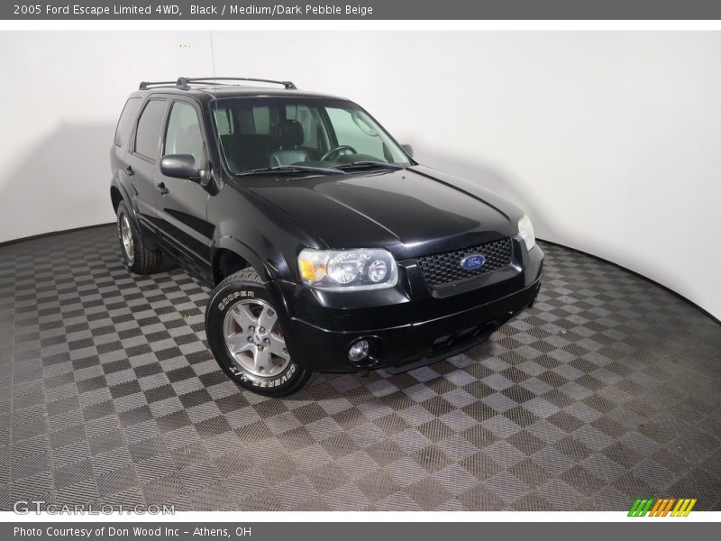 Black / Medium/Dark Pebble Beige 2005 Ford Escape Limited 4WD