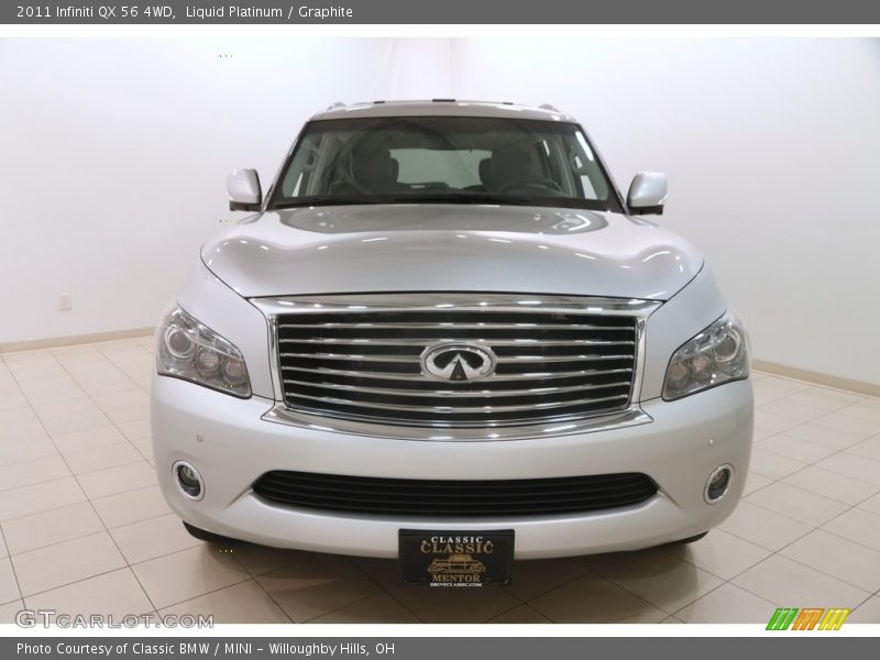 Liquid Platinum / Graphite 2011 Infiniti QX 56 4WD