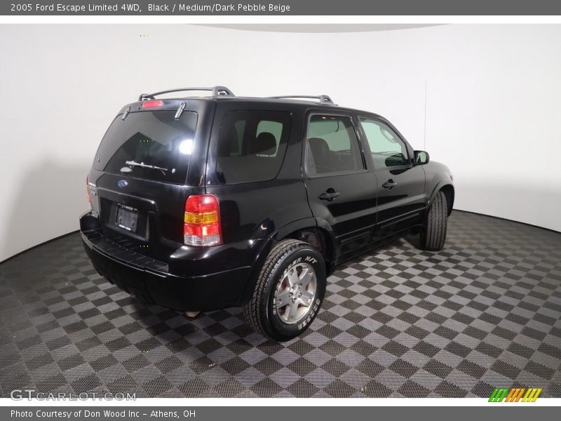 Black / Medium/Dark Pebble Beige 2005 Ford Escape Limited 4WD