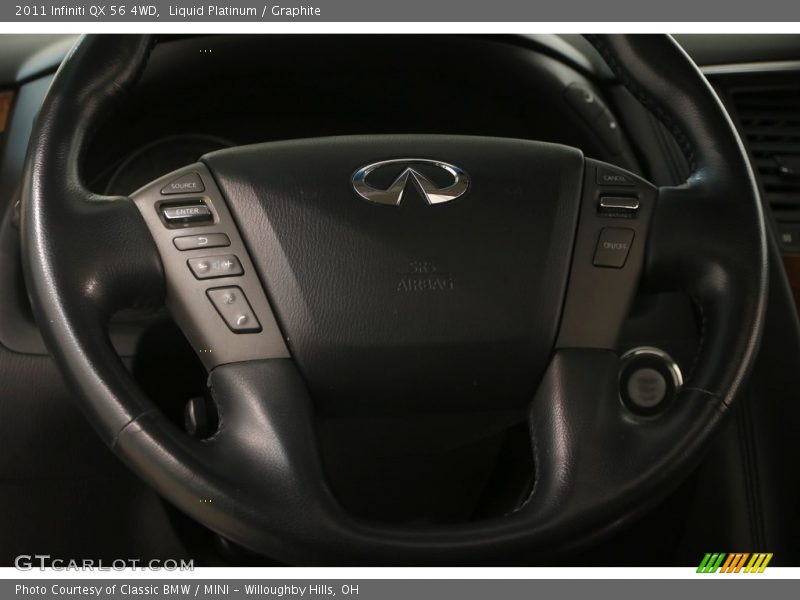 Liquid Platinum / Graphite 2011 Infiniti QX 56 4WD