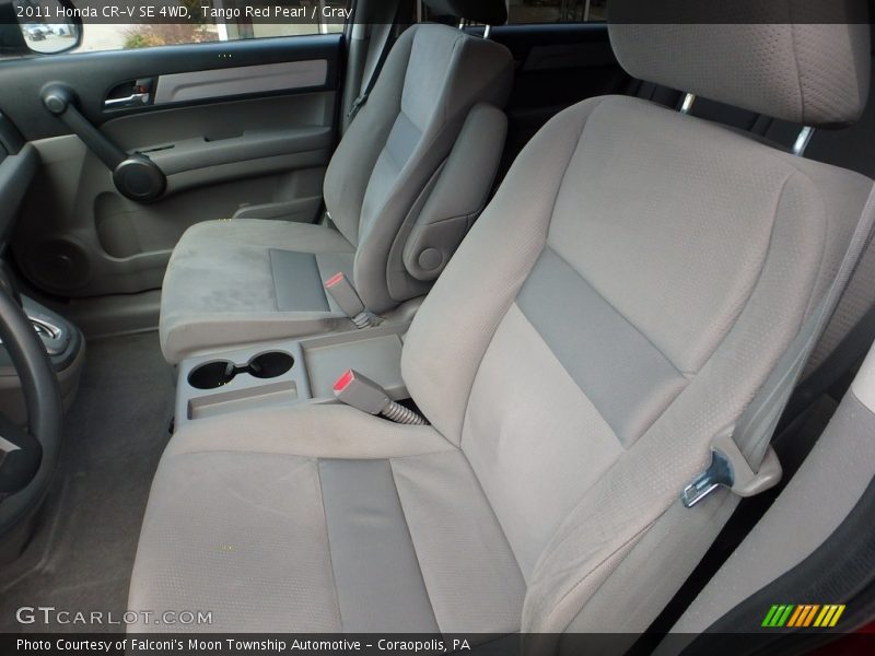 Tango Red Pearl / Gray 2011 Honda CR-V SE 4WD