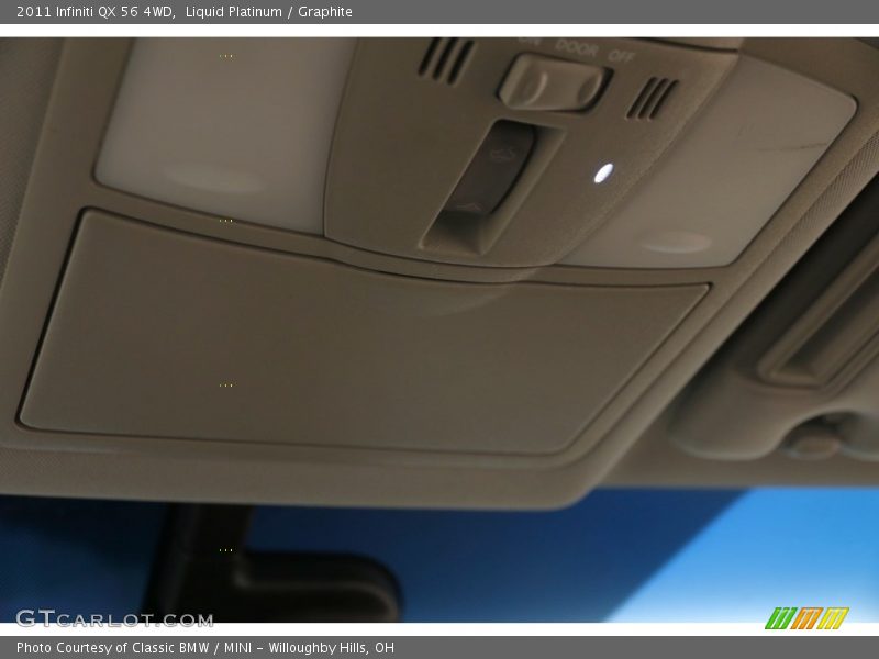Liquid Platinum / Graphite 2011 Infiniti QX 56 4WD