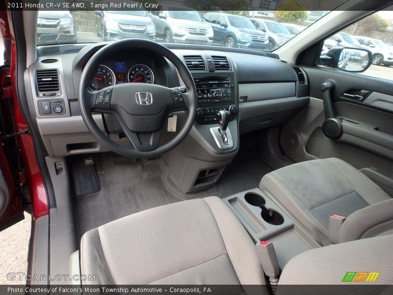 Tango Red Pearl / Gray 2011 Honda CR-V SE 4WD