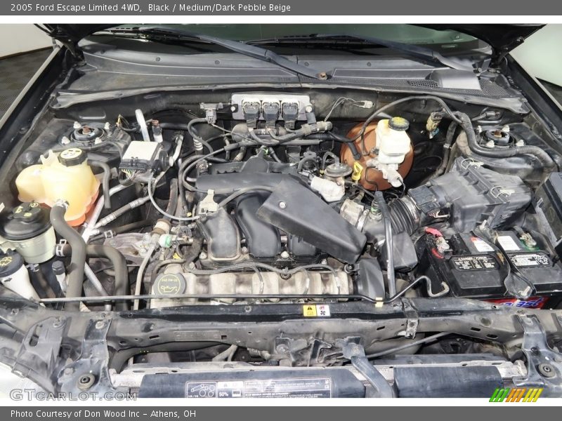 Black / Medium/Dark Pebble Beige 2005 Ford Escape Limited 4WD