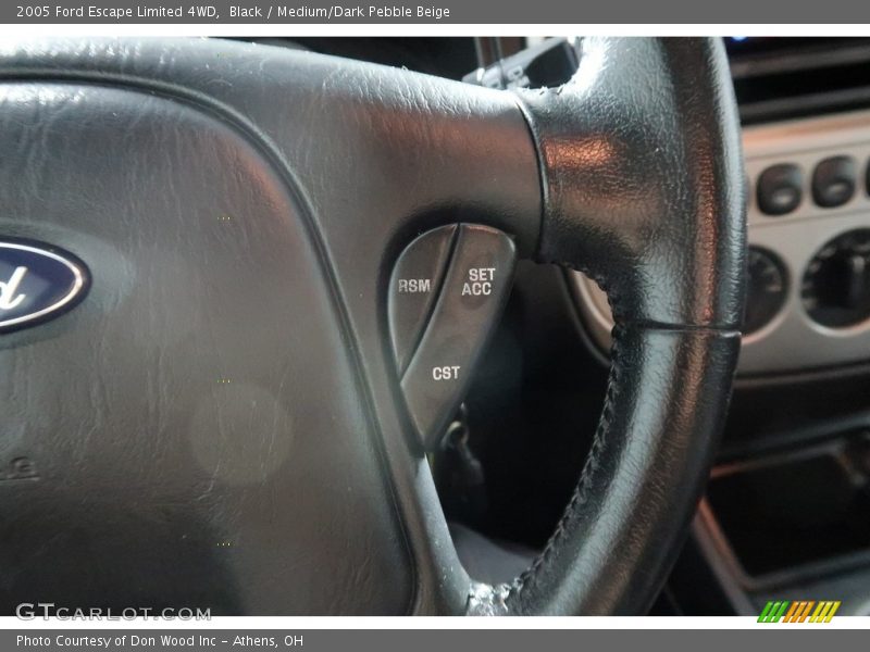 Black / Medium/Dark Pebble Beige 2005 Ford Escape Limited 4WD
