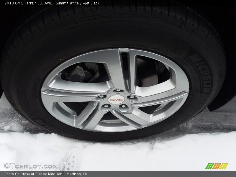 Summit White / ­Jet Black 2018 GMC Terrain SLE AWD