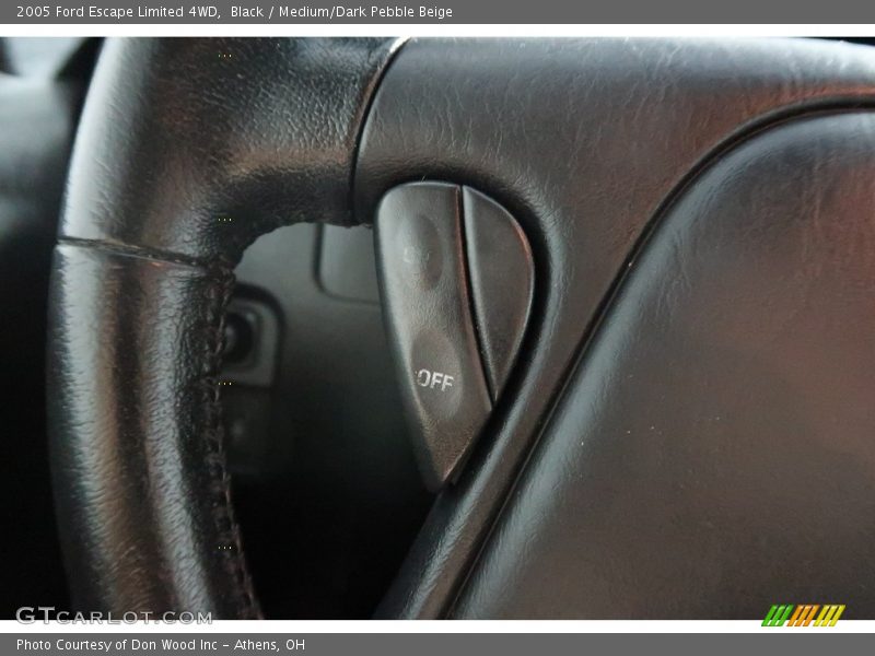 Black / Medium/Dark Pebble Beige 2005 Ford Escape Limited 4WD