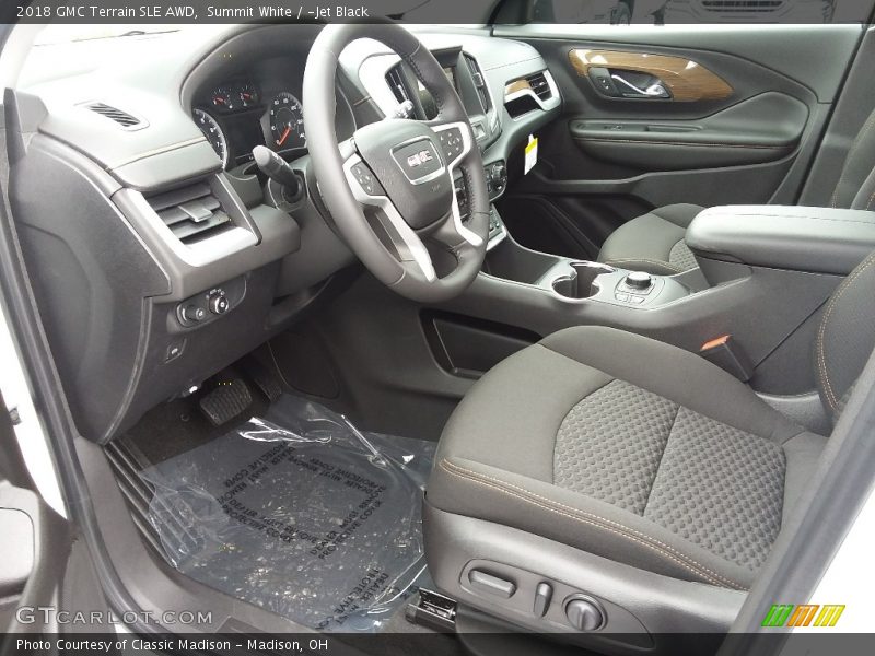 Summit White / ­Jet Black 2018 GMC Terrain SLE AWD