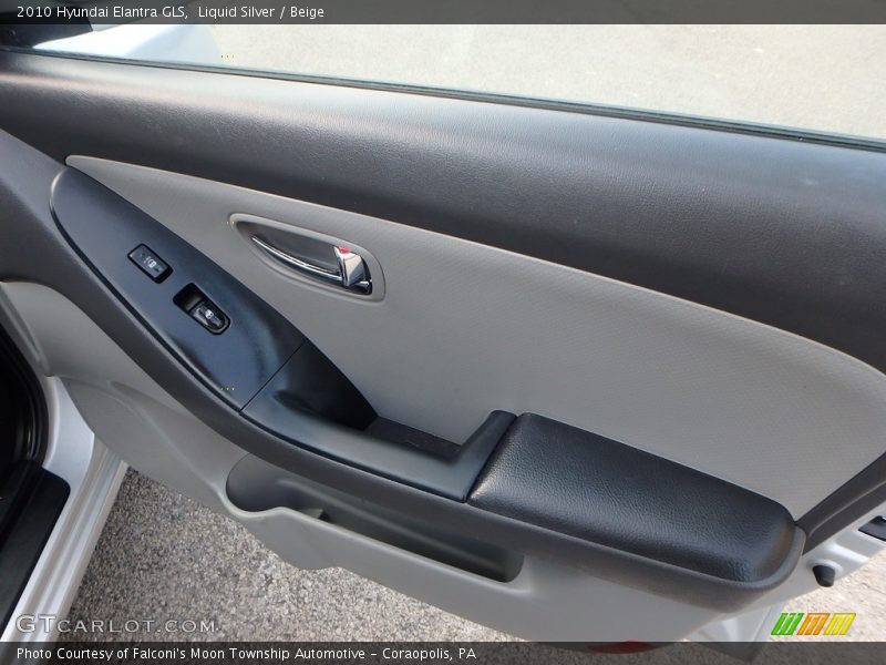 Liquid Silver / Beige 2010 Hyundai Elantra GLS
