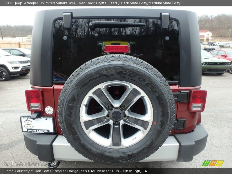 Red Rock Crystal Pearl / Dark Slate Gray/Medium Slate Gray 2010 Jeep Wrangler Unlimited Sahara 4x4