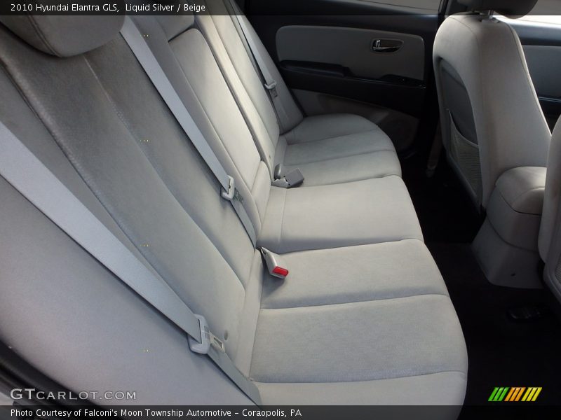 Liquid Silver / Beige 2010 Hyundai Elantra GLS