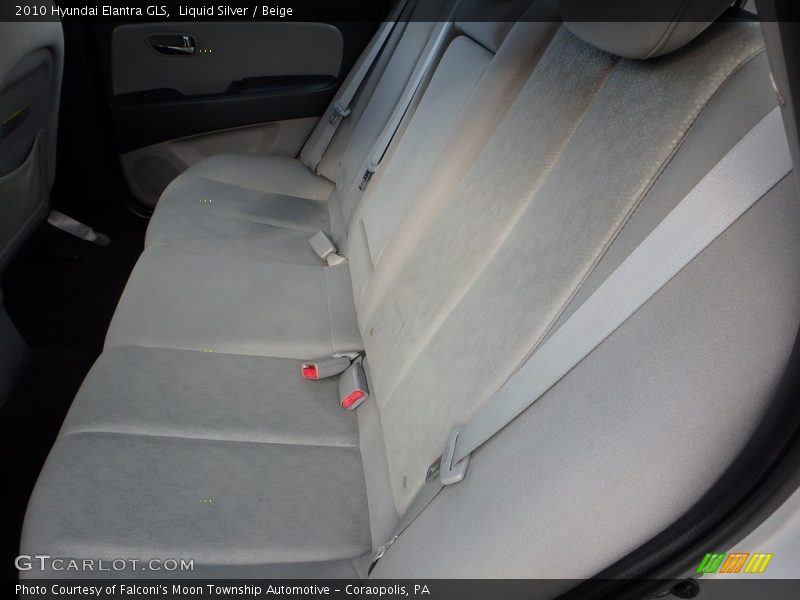 Liquid Silver / Beige 2010 Hyundai Elantra GLS