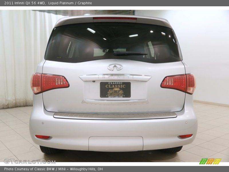 Liquid Platinum / Graphite 2011 Infiniti QX 56 4WD