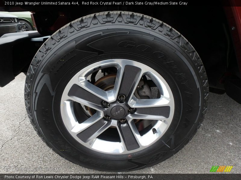 Red Rock Crystal Pearl / Dark Slate Gray/Medium Slate Gray 2010 Jeep Wrangler Unlimited Sahara 4x4