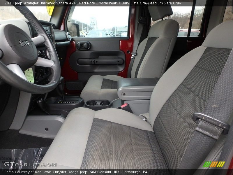 Red Rock Crystal Pearl / Dark Slate Gray/Medium Slate Gray 2010 Jeep Wrangler Unlimited Sahara 4x4