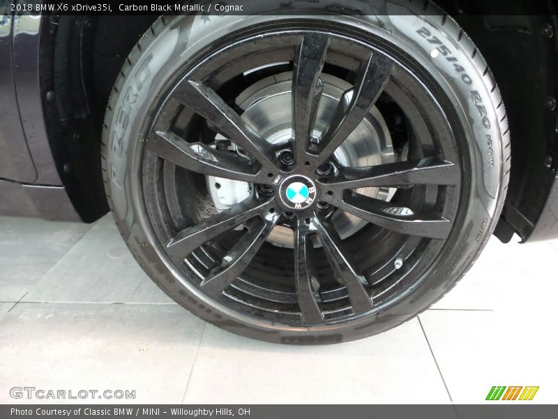 Carbon Black Metallic / Cognac 2018 BMW X6 xDrive35i