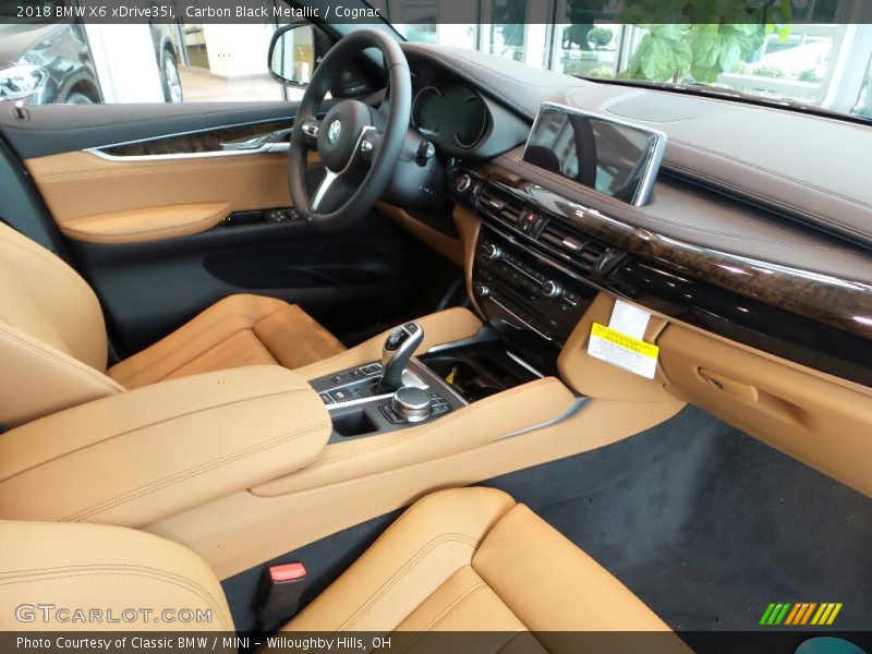 Carbon Black Metallic / Cognac 2018 BMW X6 xDrive35i