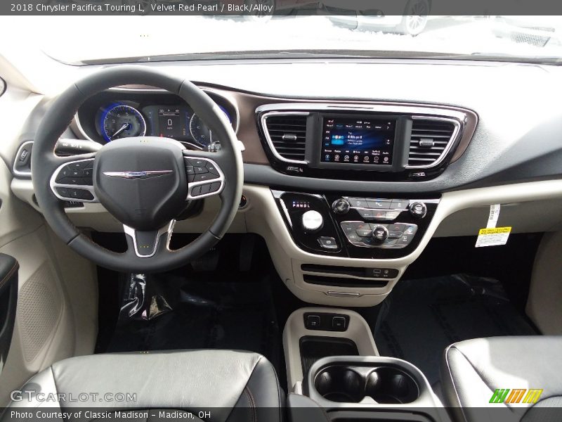 Velvet Red Pearl / Black/Alloy 2018 Chrysler Pacifica Touring L