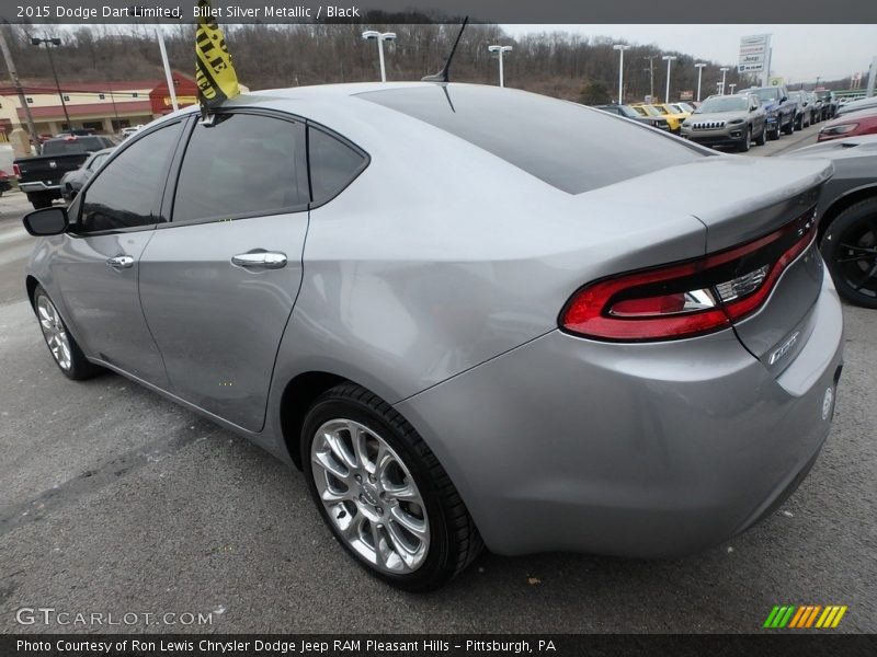 Billet Silver Metallic / Black 2015 Dodge Dart Limited