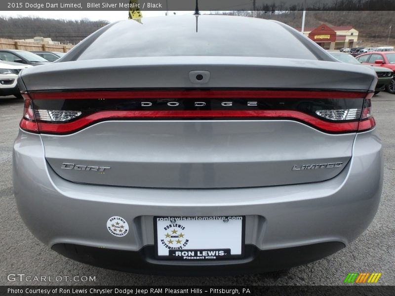 Billet Silver Metallic / Black 2015 Dodge Dart Limited