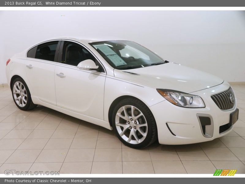 White Diamond Tricoat / Ebony 2013 Buick Regal GS