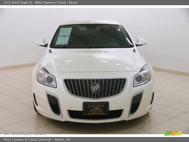 White Diamond Tricoat / Ebony 2013 Buick Regal GS