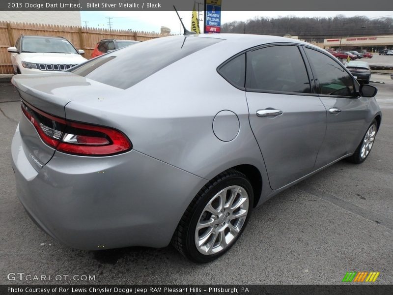 Billet Silver Metallic / Black 2015 Dodge Dart Limited
