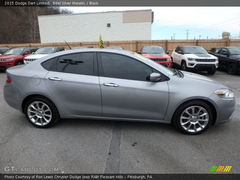 Billet Silver Metallic / Black 2015 Dodge Dart Limited