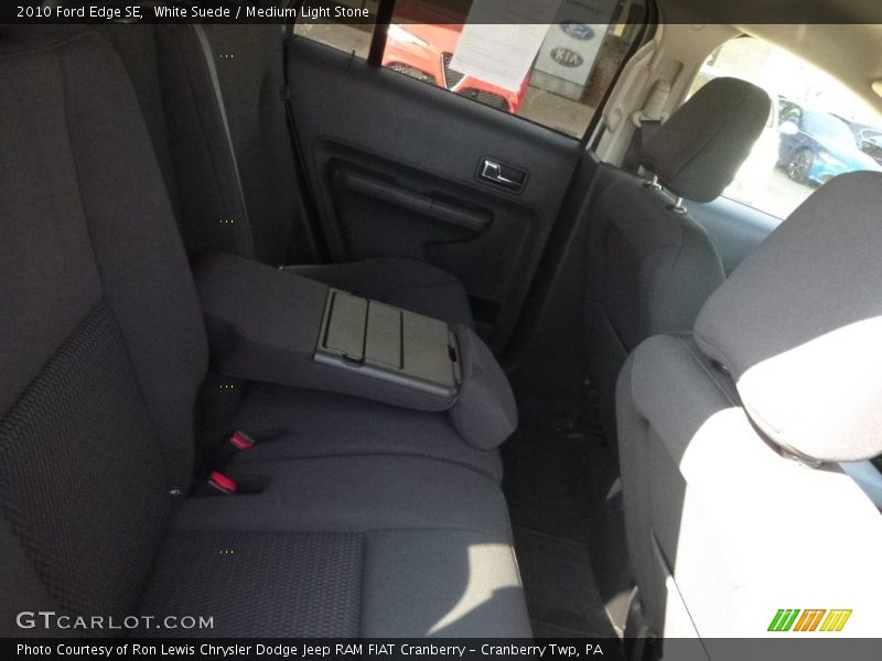 White Suede / Medium Light Stone 2010 Ford Edge SE