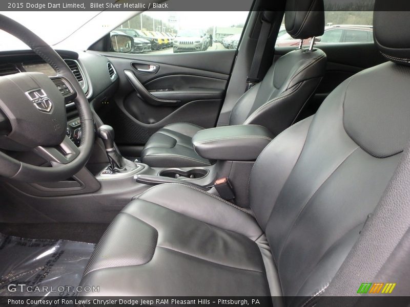 Billet Silver Metallic / Black 2015 Dodge Dart Limited