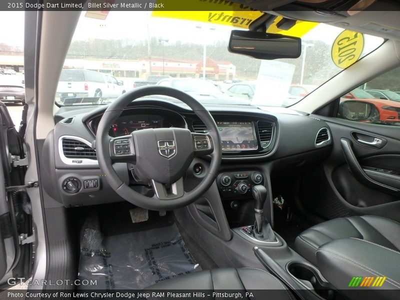 Billet Silver Metallic / Black 2015 Dodge Dart Limited