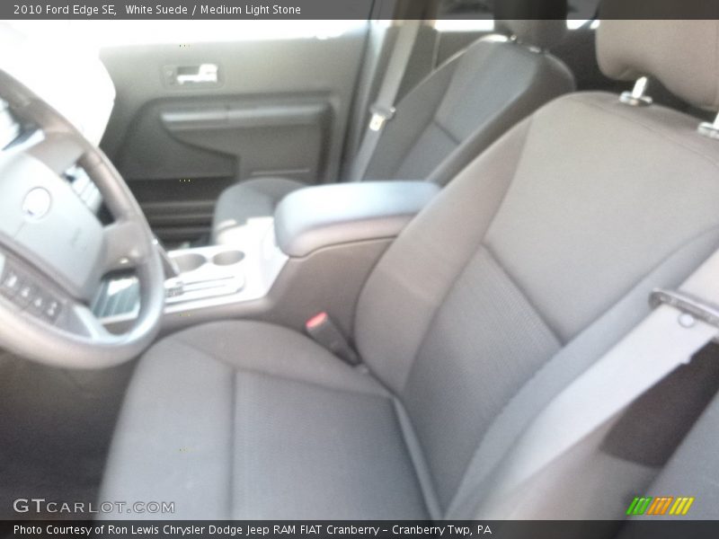 White Suede / Medium Light Stone 2010 Ford Edge SE