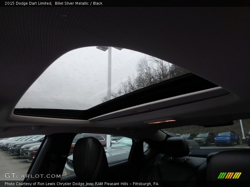 Billet Silver Metallic / Black 2015 Dodge Dart Limited