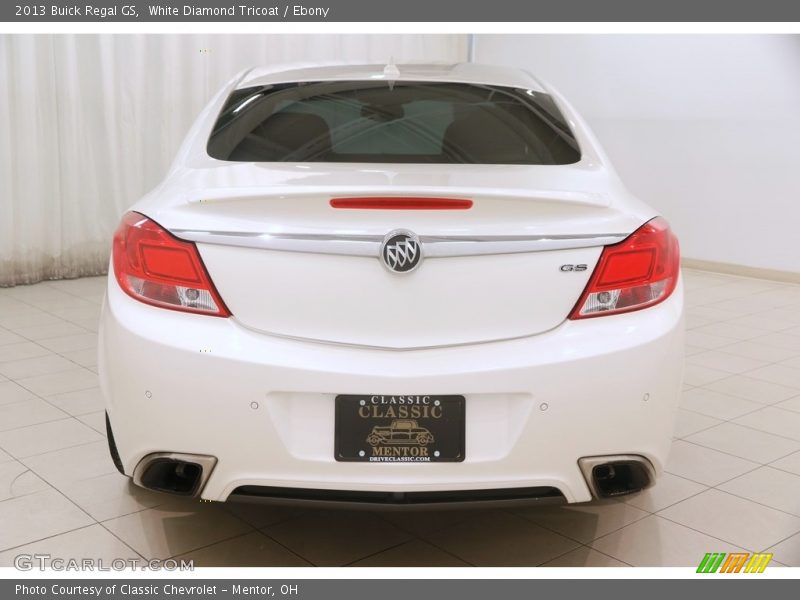 White Diamond Tricoat / Ebony 2013 Buick Regal GS