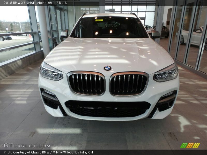 Alpine White / Black 2018 BMW X3 M40i