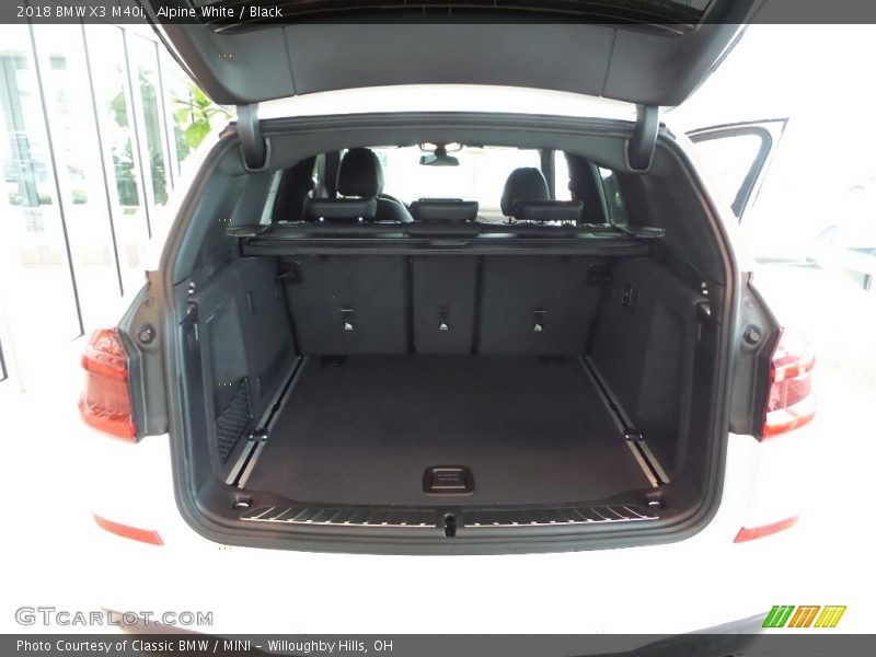 Alpine White / Black 2018 BMW X3 M40i