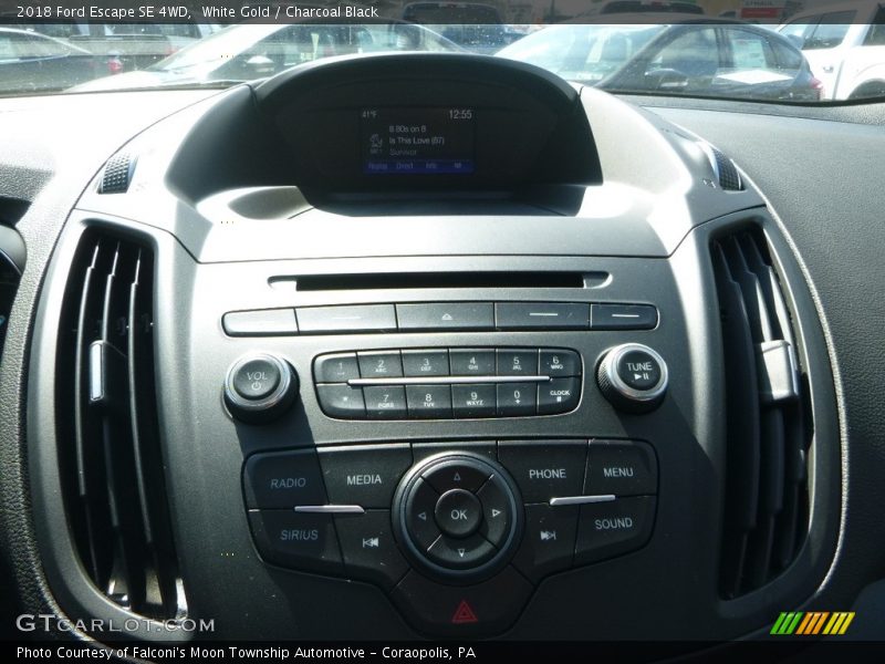White Gold / Charcoal Black 2018 Ford Escape SE 4WD