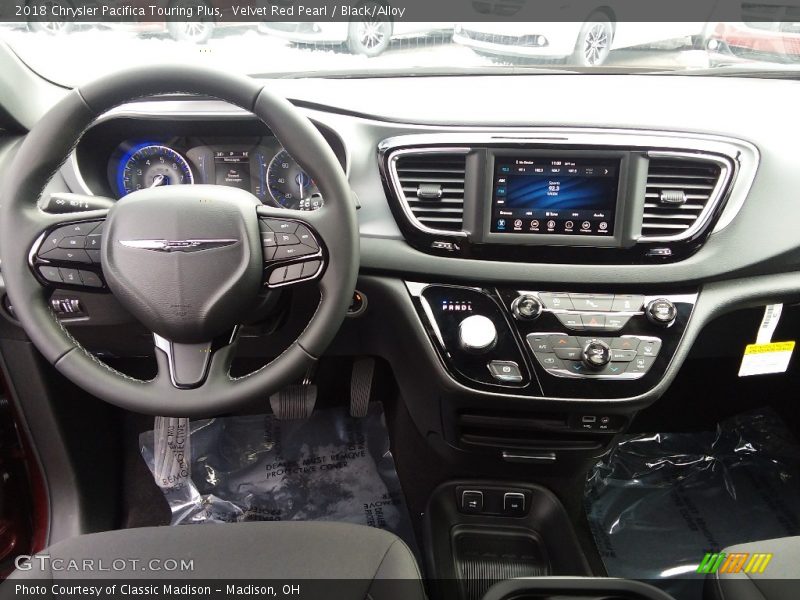 Velvet Red Pearl / Black/Alloy 2018 Chrysler Pacifica Touring Plus