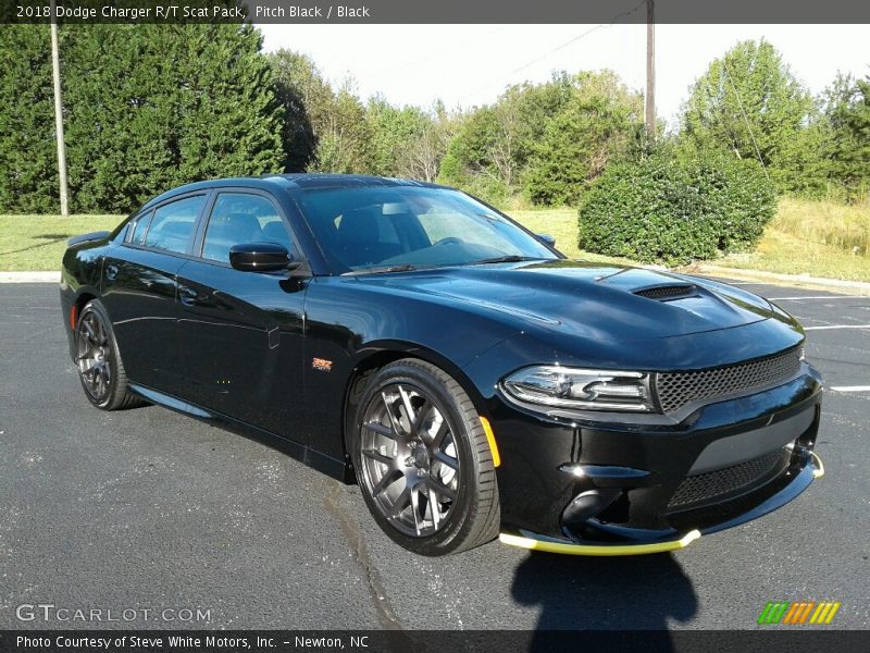 Pitch Black / Black 2018 Dodge Charger R/T Scat Pack