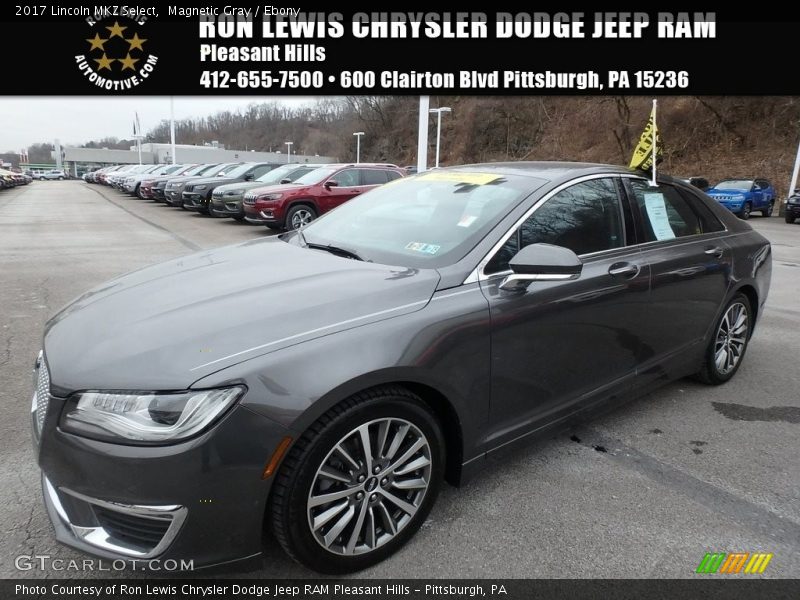 Magnetic Gray / Ebony 2017 Lincoln MKZ Select