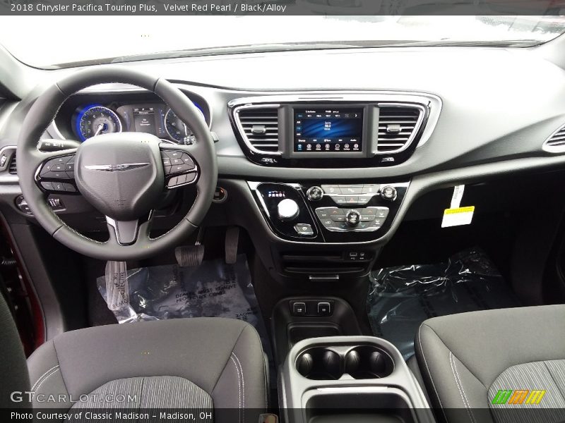 Velvet Red Pearl / Black/Alloy 2018 Chrysler Pacifica Touring Plus