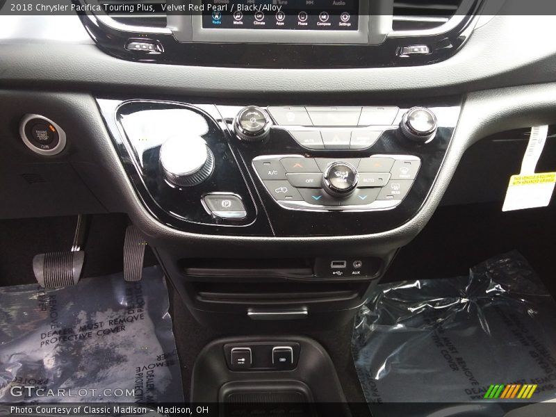 Velvet Red Pearl / Black/Alloy 2018 Chrysler Pacifica Touring Plus