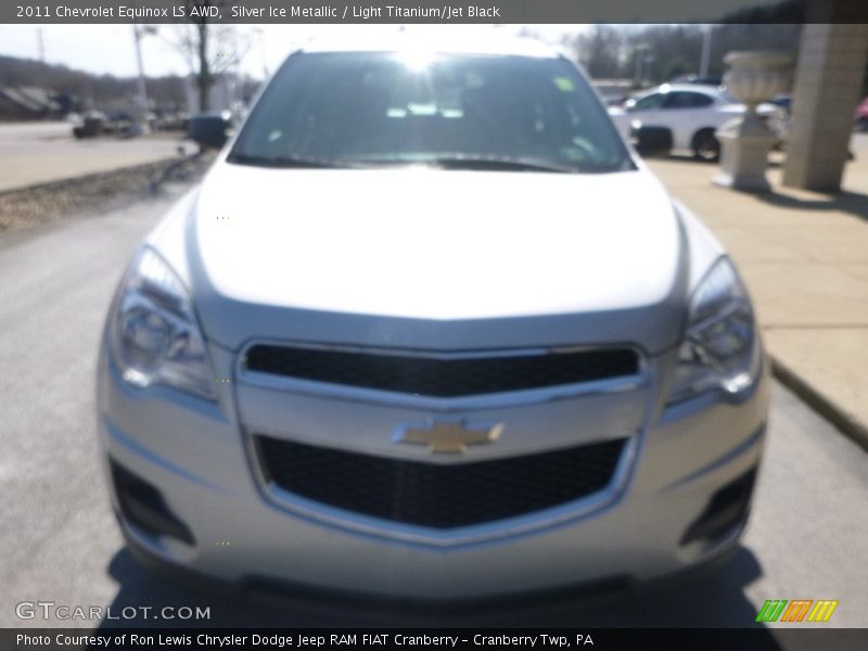 Silver Ice Metallic / Light Titanium/Jet Black 2011 Chevrolet Equinox LS AWD