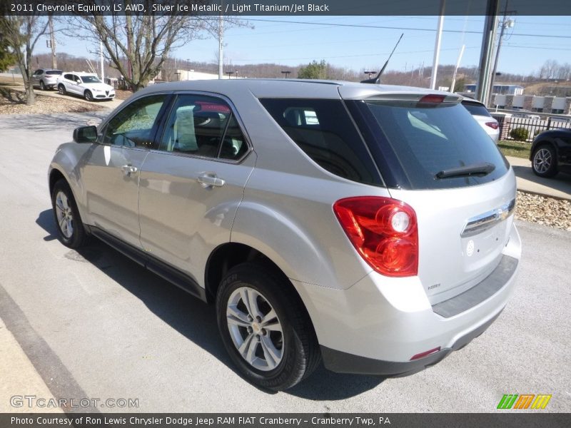 Silver Ice Metallic / Light Titanium/Jet Black 2011 Chevrolet Equinox LS AWD